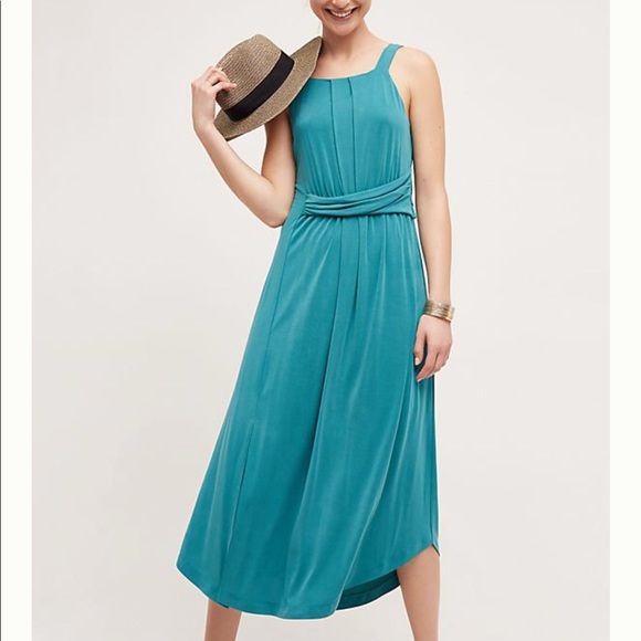 Anthropologie Dresses & Skirts - Anthropologie Maeve Teal Azores maxi dress - L